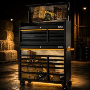 JCB Loader "Stackin’ Straw" 42" tool chest