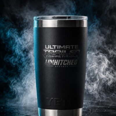 UTV Unhitched Branded YETI Rambler® 20oz Tumbler – Black